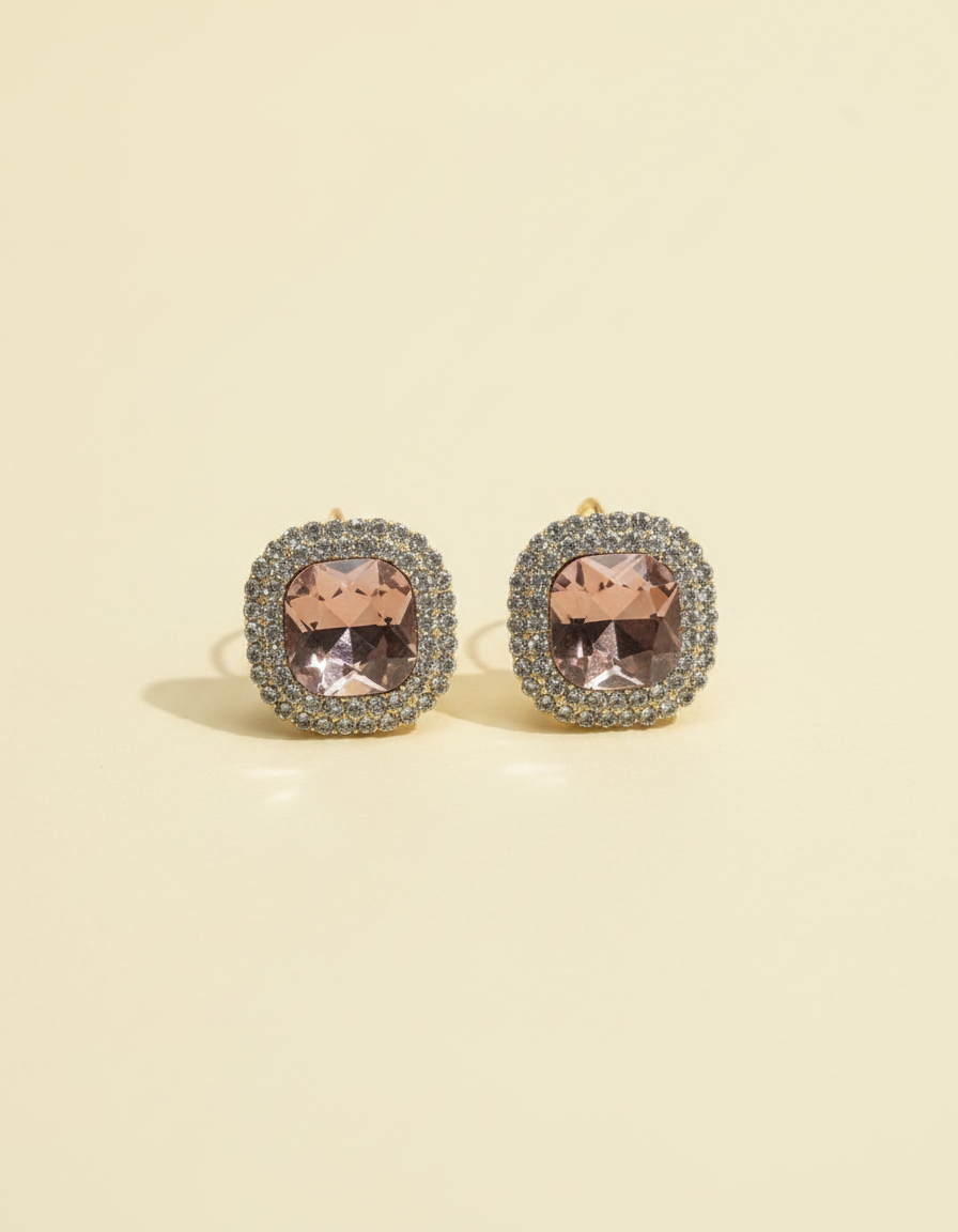 AAN Crystal Swan Earrings